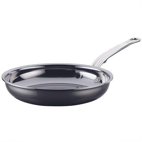 Hestan NanoBond Molecular Titanium Frying Pan, 8.5-Inch - PFAS-Free Stainless Steel Skillet, 4x Stronger, 1050F Safe, Induction Compatible, Handcrafted Italy