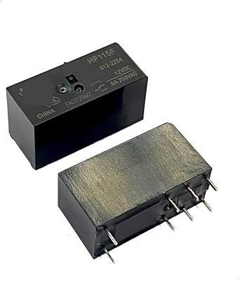 10Pcs Relay HFD27 005-H HFD27 012-H HFD27 024-H HFD27012-H HFD27-012-H HFD27 012 H 8PIN 5V 12V 24V Size : HFD27 005-H