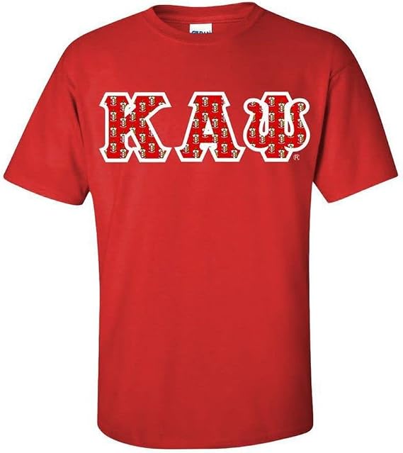 Kappa Alpha Psi Fraternity Crest - Shield Twill Letter Tee