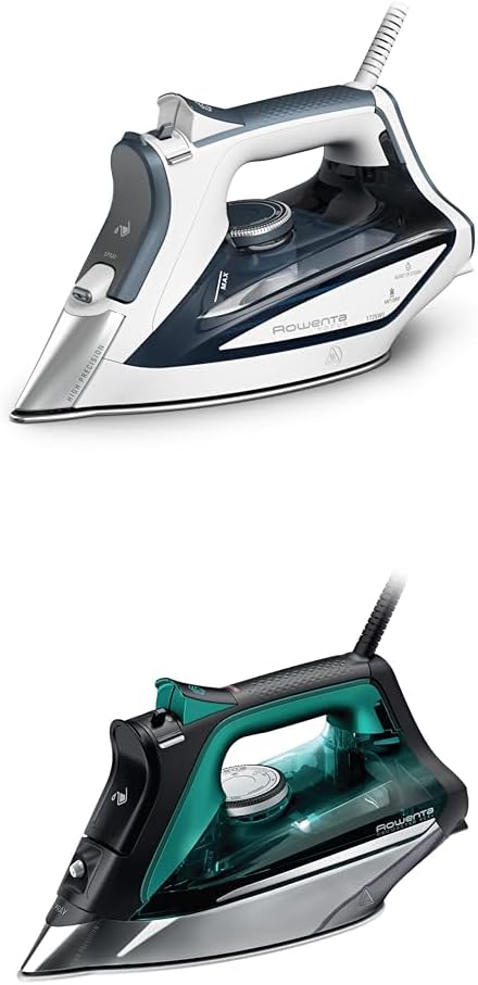 Rowenta Pro Master Stainless Steel Soleplate Steam Iron & Focus Stainless Steel Soleplate Steam Iron