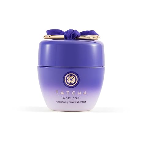 TATCHA Ageless Enriching Renewal Cream, Rich Moisturizer for Mature Skin | Anti-aging cream to reduce the look of wrinkles, hydrate, firm mature skin with Hadasei-3, peony, gardenia fruit extract