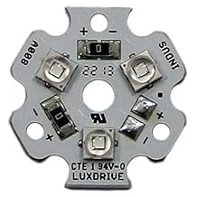 Cree Xlamp XP-E2 Royal-Blue 3-Up (Triple) LED Star