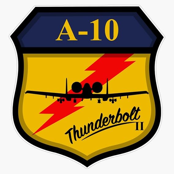 A-10 Warthog Sticker Vinyl Decal Bumper Sticker 5"