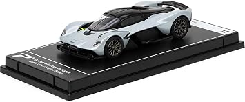 PosterCars - 164 Scale Aston Martin Valkyrie Skyfall Silver Hypercar League Collection No.11