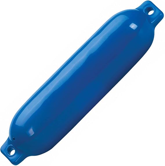 Dockmate Marine-Grade Vinyl Boat Fender 6.5 x 23 in, Blue