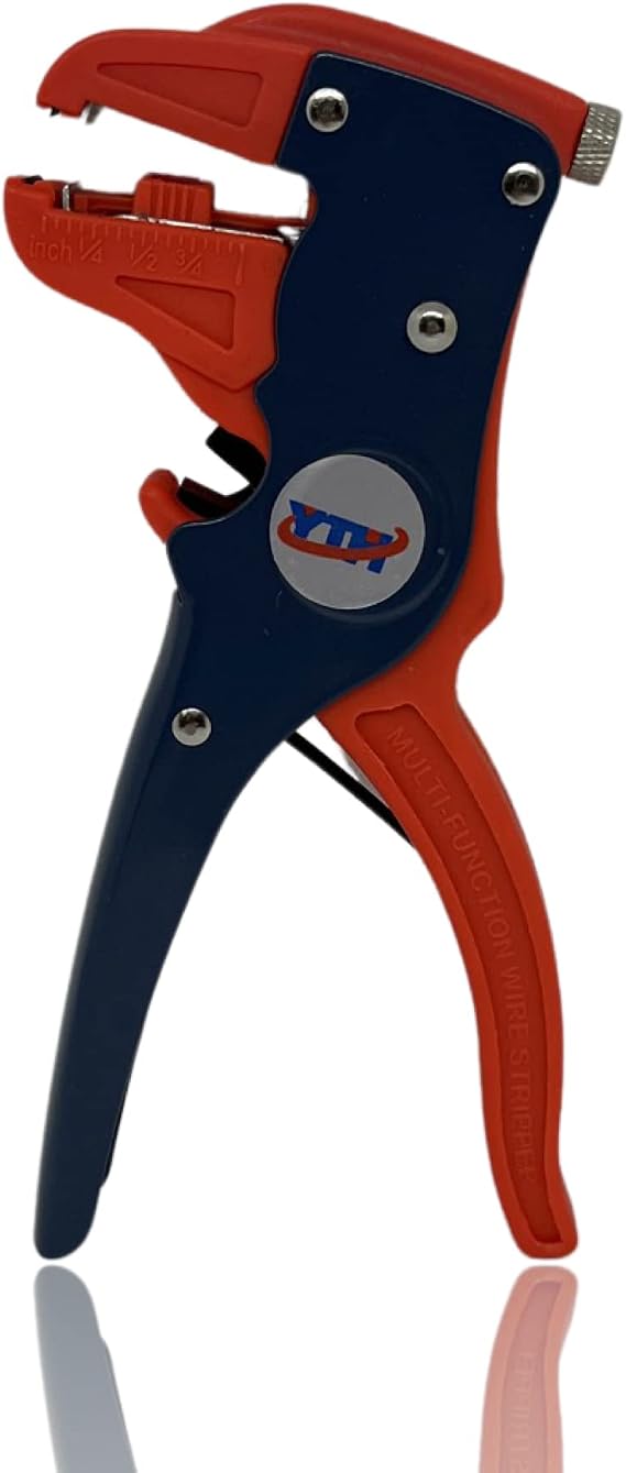 Automatic Wire Stripper and Cutter, Adjustable Insulated Cable Stripping Pliers 0.2-6mm, for Professional Industrial and Home Electrical