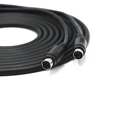 Wood Thrush 8-Pin Male to Male Shielded Audio Cable for Harman Kardon NOVA Speaker System Master-Slave Speaker Connection Cord, Anti-Interference Extension Wire (9.84ft/3m)