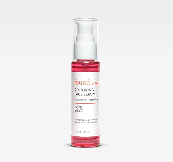 Restoring Face Serum with Bakuchiol Retinol Alternative, Refines the Look of Uneven Texture, Rich Antioxidants Improve the Appearance of Fine Lines & Wrinkles, 1 Fl Oz