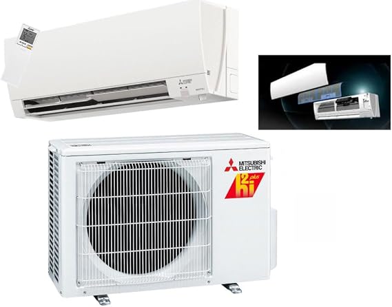 Mitsubishi 1 Ton12,000 BTU Cool & Heat - HYPER HEAT Ductless Mini Split Wall Mounted Air Conditioning System - SEER 29.9 ~ NEW SYSTEM