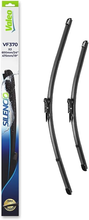 Valeo Silencio Flat Blade Set Silecek BMW 3 Serisi (E90, E92, E93), Mercedes GLA X156 (2015-2019), A Serisi W176 (2014-2018), (600+475 MM) 574470 | 574470 B3 B4 D3 D4 Au için uygundur