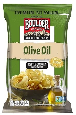 Boulder Canyon Olive Oil Kettle Chips, 5 oz