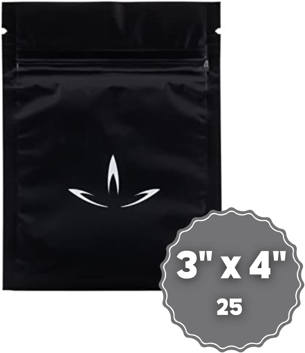 Impulse Sealable Bags | Heavy Duty Zip Bag | Resealable Sealing Strip | Practical | Food Storage | 25 pcs | 3 x 4 inches