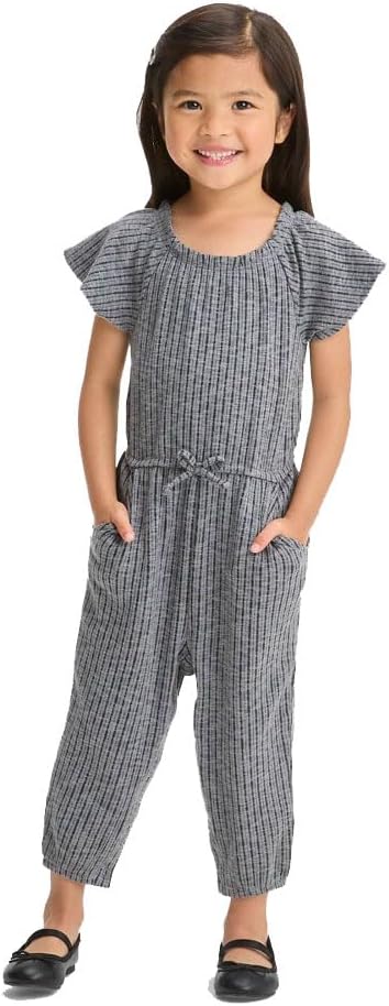 Cat & Jack Baby Girls' & Toddler Girls' Short Sleeve Jumpsuit-