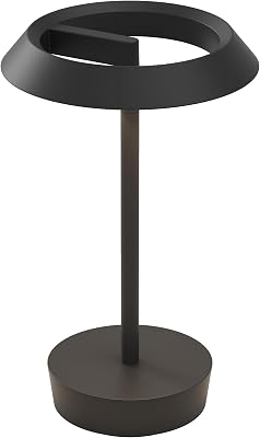 Astro Halo Portable Dimmable Indoor Portable Light Matt Black - Dry Rated -, Designed in Britain - 1468004-