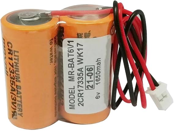 (1-Pack MR-BAT6V1 2CR17335A WK17 6V 1650mAh Non-Rechargeable Lithium Battery