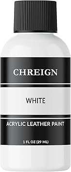 Acrylic Leather Paint, White - Shoe & Sneaker Paint 1 oz.