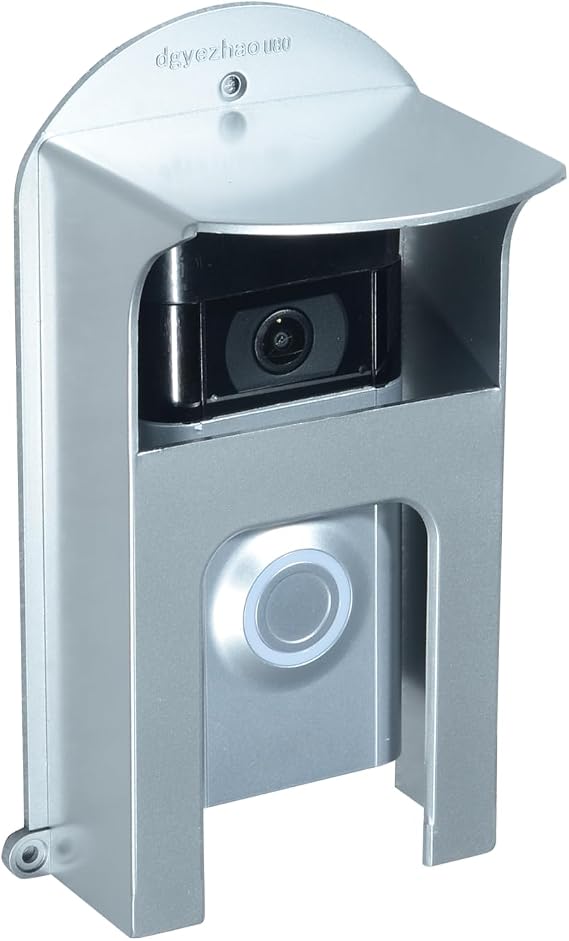 Doorbell Plastic Rain Cover, Large Accessories Cover Weatherproof Anti Glare Sun Shade Plate Compatible for Ring 1/2/3/4/2020/Pro/Pro 2/ Video most Video Doorbell