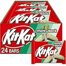 KIT KAT DUOS Dark Chocolate Mint Wafer Candy Bars, 1.5 oz (24 Count)