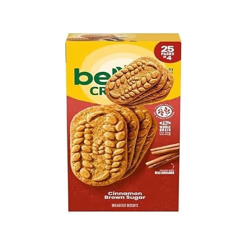 Cinnamon Brown Sugar Breakfast Biscuits, 25 Count, 4 Biscuits Per Pack 25 Count1 Pack