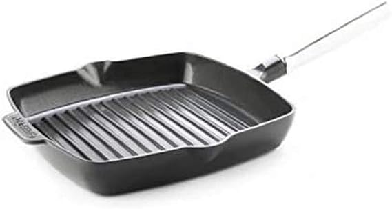 GreenPan Featherweights Non-Stick 26cm Grill Pan, PFAS Free, Grey