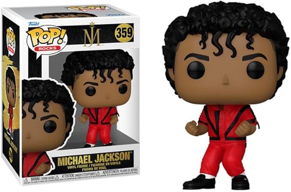 Funko Pop Michael Jackson + Protector: Pop! Rocks (Bundled with ToyBop Box Protector Collector Case) (Thriller)