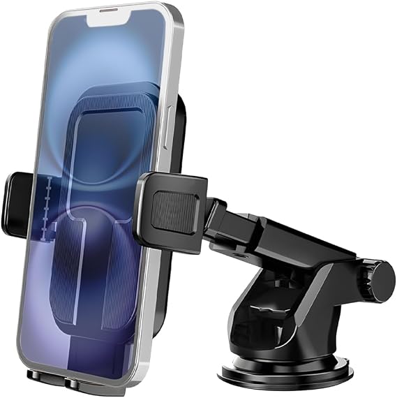 Mandark Car Cell Phone Mount, Rotatable Vehicle Air Vent Cellphone Holder with Suction Cup Base, Hands Free Automotive Smartphones Bracket Accessories, Universal for SUV, Sedan, Truck