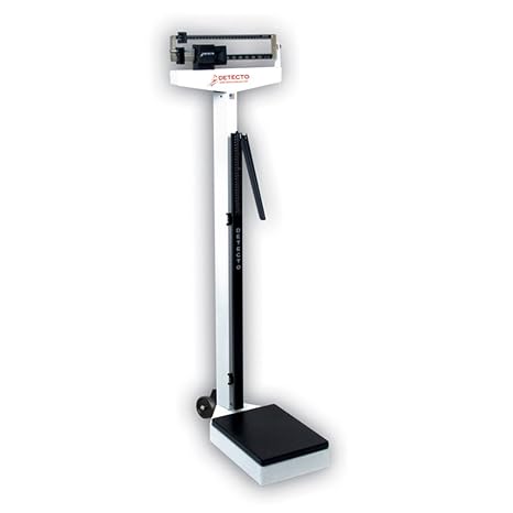 Eye Level Physician Scale Style: With Height Rod and Wheels, Capacity: 180 kg x 100 g