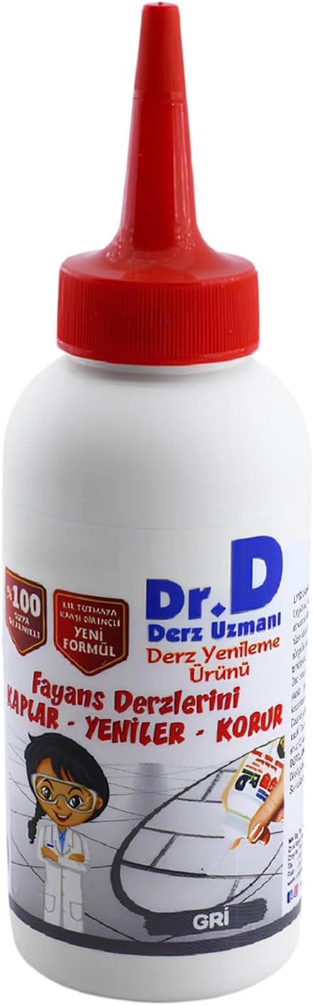 Antrasit Gri Renk Derz Dolgu Fayans Seramik Mermer Yer Duvar için Tamir Derz Yenileme Dolgusu 200 Gr