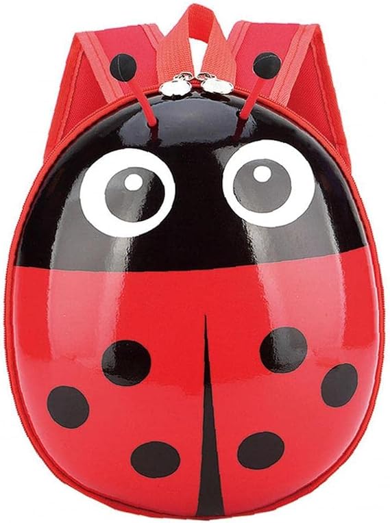 Ladybug Backpack Little Kids School Bag Cartoon Ladybird Children's Backpack Cute Animal Toddler Book Bag