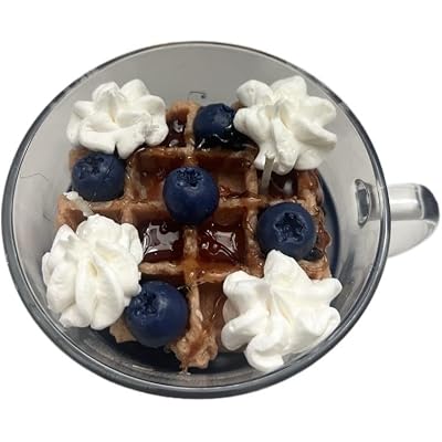 Tameses Creations Dessert Candles 13oz Tameses Creations Dessert Candle Blueberry Waffle Creme