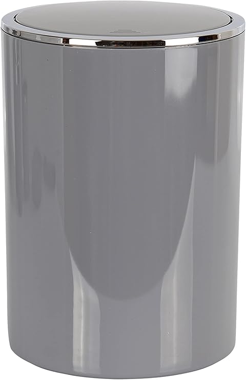 Primanova Lenox Çöp Kovası, Gri, 6 lt