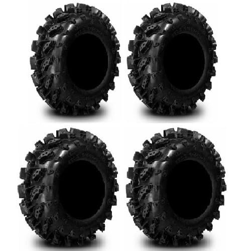 Full set of Interco Swamp Lite 28x10-12 ATV Tires 4