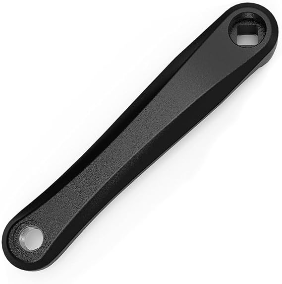 Bike Crank, 170mm Black Aluminium Left Diamond/Rhombic Bike Crank Arm