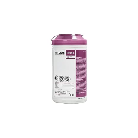PDI P24284 Sani-Cloth Prime Germicidal Wipe, 7.5" x 15" (Pack of 420)