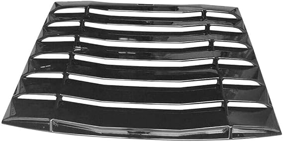 for Ford for Mustang 2005-2014 Style Gloss Black Rear Window Louver Windshield ABS