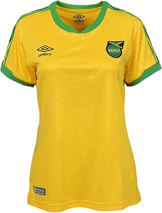 Umbro Jamaica 1819 Womens Home Jersey Yellow