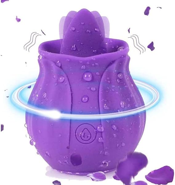 The New Rose 2 in 1 Adult Tool Waterproof Modes Toy Electric Function Machine Party Birthday Gifts-US in Stock.rSG1021, Purple