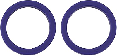 AUNMAS 2PCS Silicone E61 Group Gasket Brew Head Sealing Ring 7.3cm Diameter 8.5mm Thickness Leak Prevention Easy Installation Wide Compatibility