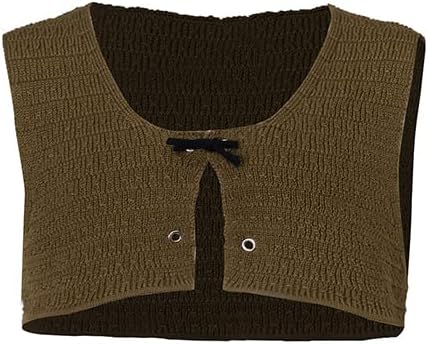 Anime Costume Knitted Cardigan Sweater Vest Crop Top Animated Comedy Movie Costume Adult Men Outfit
