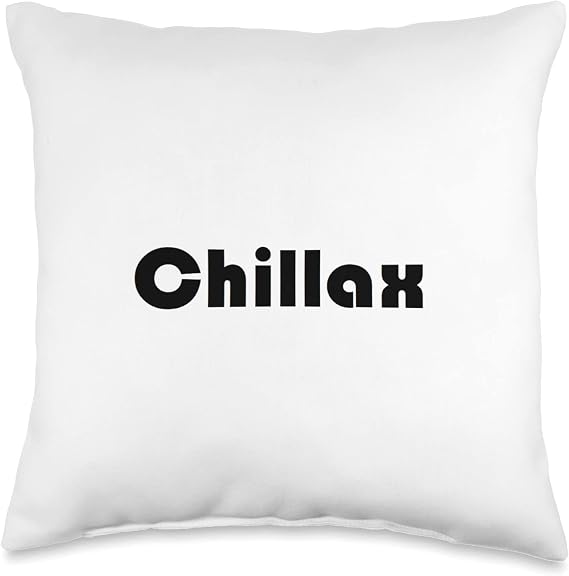 Chillax Throw Pillow