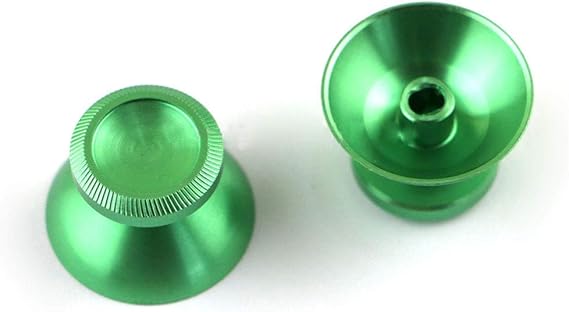 Metal Analog Joystick Thumb Sticks Cap Grips Cover for Xbox360 Controller (Green)