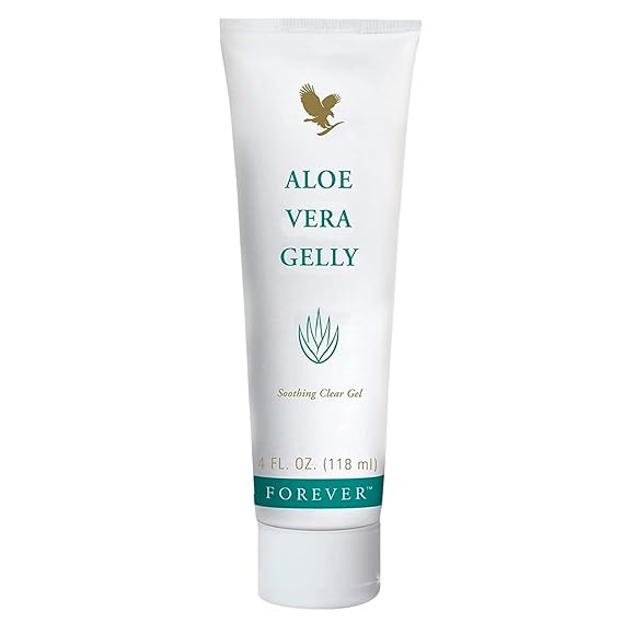Forever Living - Aloe Vera Gelly - 4 fl oz | Contains Pure Aloe Vera Gel, Fast-Absorbing Formula, Non-Staining, Vegan And Gluten-Free, For Daily Skin Care