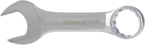 SUNEX TOOLS 993032 1" Fully Polished Stubby Combination Wrench
