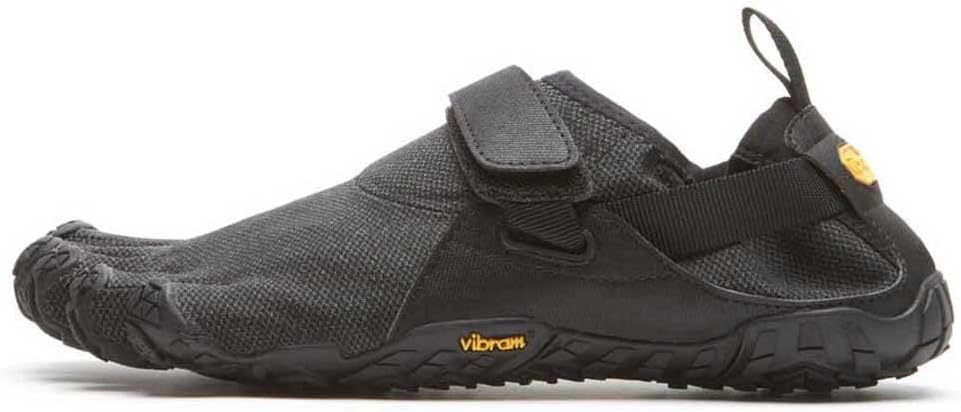 Vibram Women's FiveFingers Spyridon EVO | Barefoot Trail Running & Off-Road Shoes for Grip & Stability, Black/Black, 35 EU / 6-6.5 US