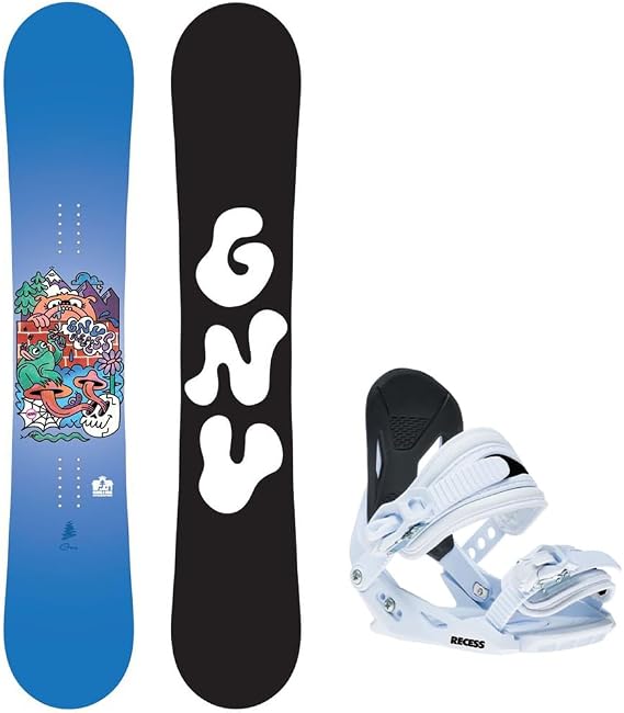 GNU Recess Youth Snowboard Package - Small