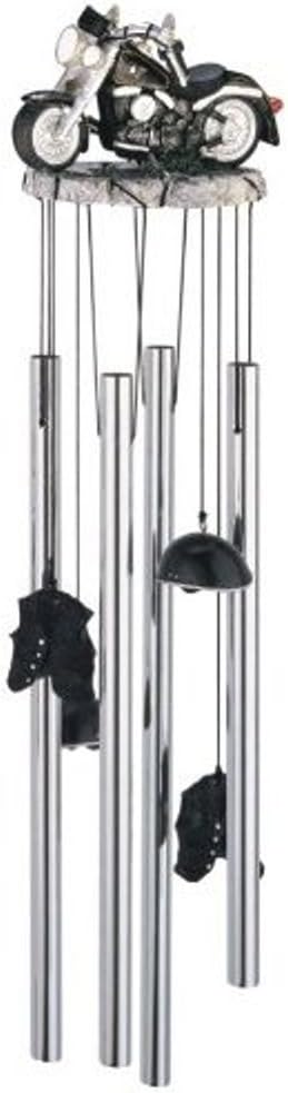 StealStreet SS-G-41353 Wind Chime Round Top Motorcycle Hanging Garden Decoration Windchime