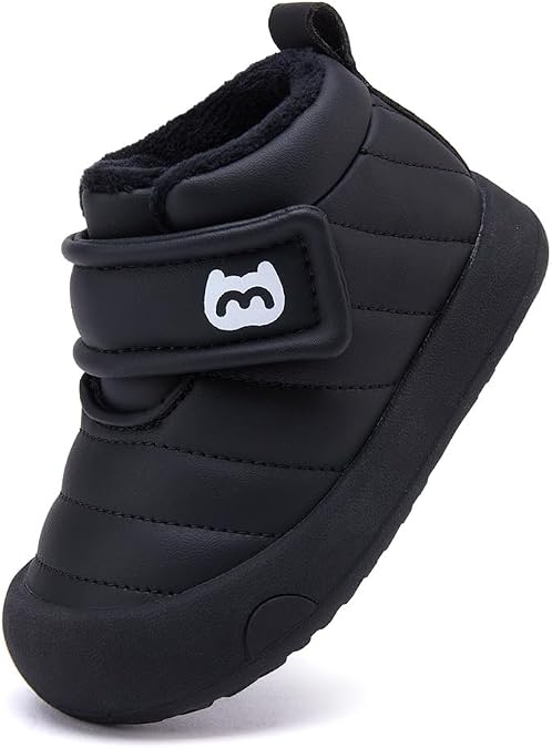 BMCiTYBM Toddler Baby Snow Boots Baby Boys Girls Winter Walking Shoes