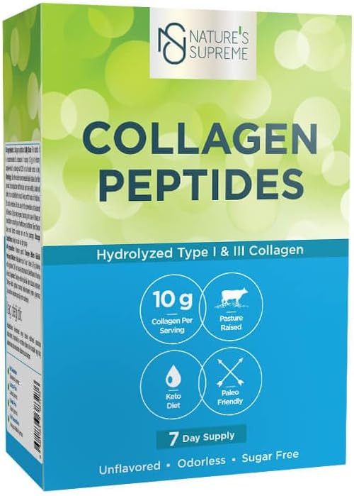 Nature's Supreme Collagen Peptides 7 Saşe Aromasız AROMASIZ Renkli