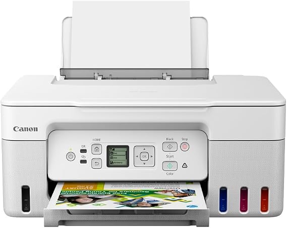 Canon G3470 EUM/EMB WH, Inkjet Printer, White
