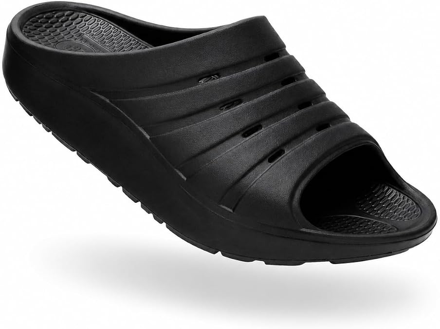 Oka Unisex Recovery Slides | Arch Support Cushioned Sandal | Lightweight Sustainable | Made in the USA